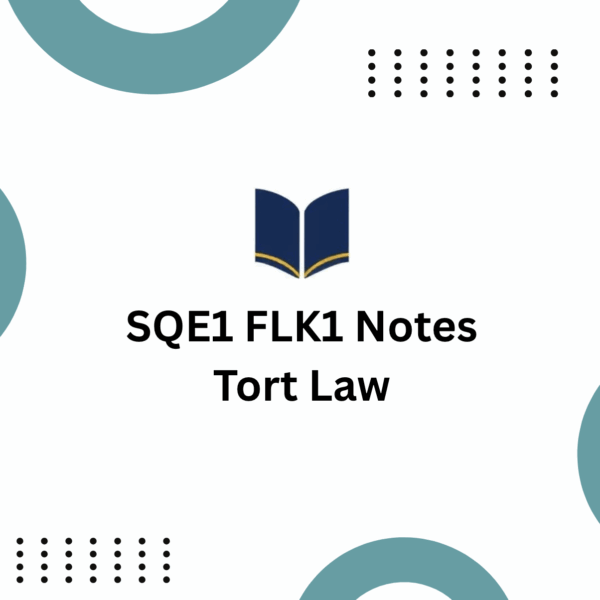 Tort Law (FLK1)
